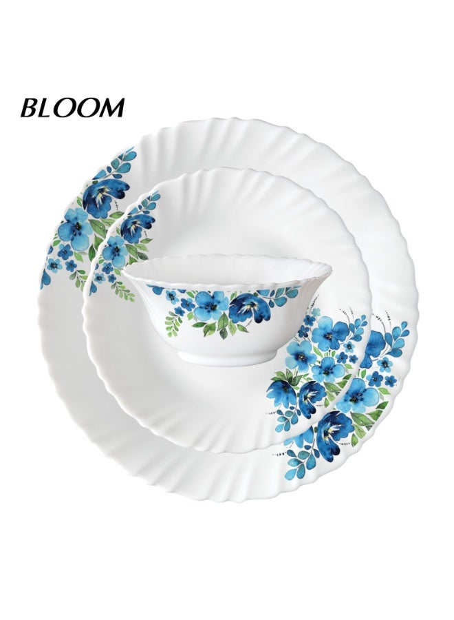 OPTIMA OPALWARE DINNER SET (BLOOM) -  12PC - Image 5